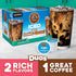 60 Count (6 Packs 10) The Original Donut Shop ICED Duos Cookies + Caramel Coffee, Keurig Single Serve K-Cup Pods