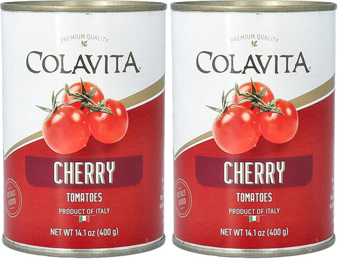 Colavita Canned Tomatoes - Cherry, 14.1oz Can (Pack of 2)