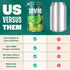 12 oz (24-Pack) Zevia Zero Sugar Soda, Mountain Zevia, Cans Naturally Sweetened, Non-GMO Project Verified, Gluten-Free