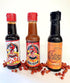 Chiltepin Sonora 4x4 3 Pack, 5 oz , La Camananga Roja y Negra Salsa Seafood Sauce, La Original by Lencho and Marisquero