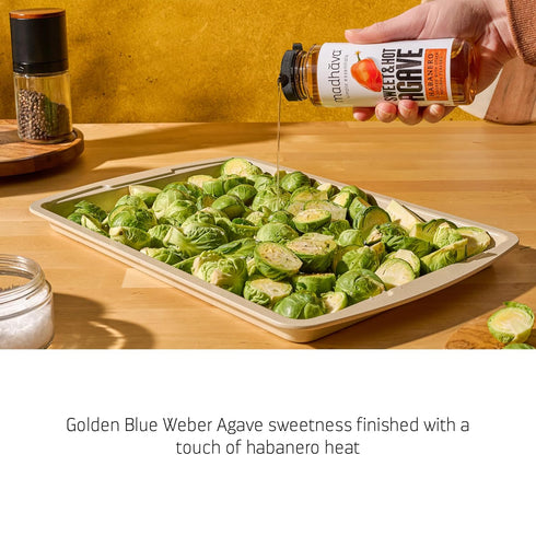11.75 oz Madhava Organic Sweet & Hot Agave Nectar, Habanero-Infused Blue Agave, USDA Organic & Non-GMO Project