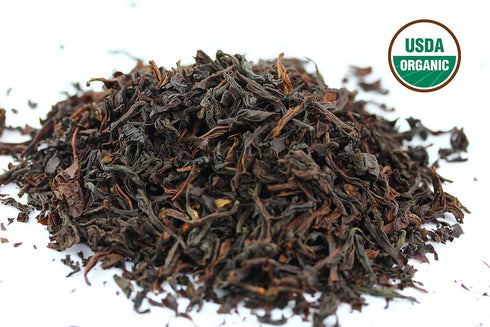 110+ 100% English Breakfast Tea | ORGANIC Ceylon OP grade loose leaf black tea | CRISP, RICH & AROMATIC | Cups |