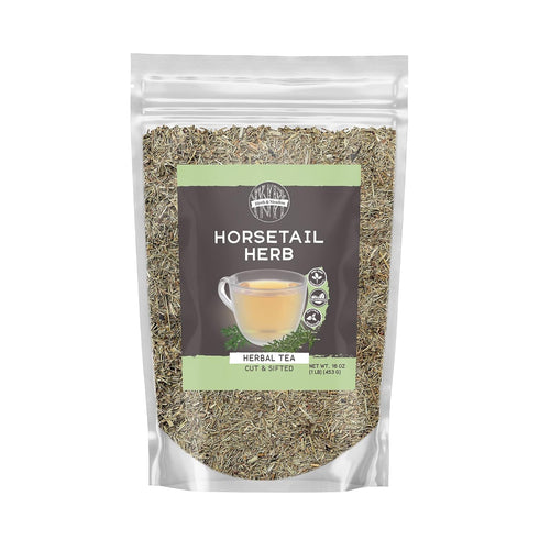 Birch & Meadow 1lb of Horsetail Herb, Herbal Tea, Cut & Sifted