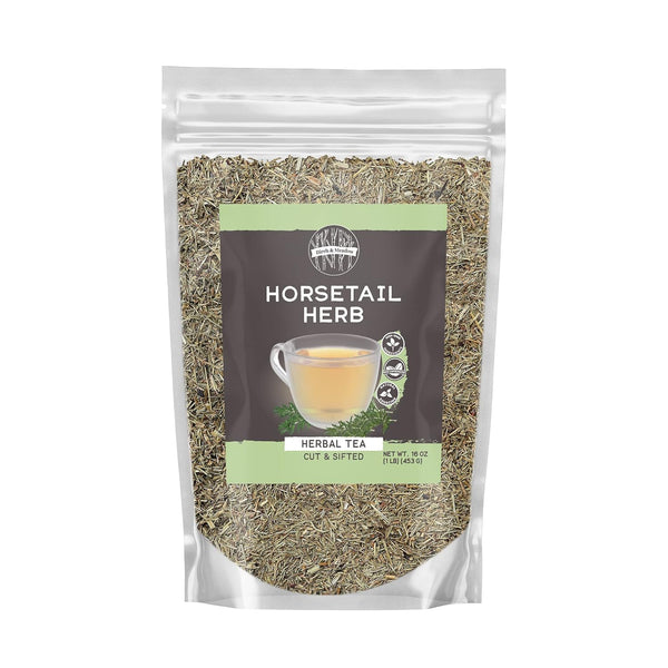 Birch & Meadow 1lb of Horsetail Herb, Herbal Tea, Cut & Sifted