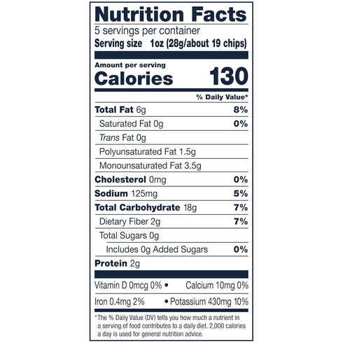 5 Cape Cod Potato Chips, Potato Chips Reduced Fat, Ounce