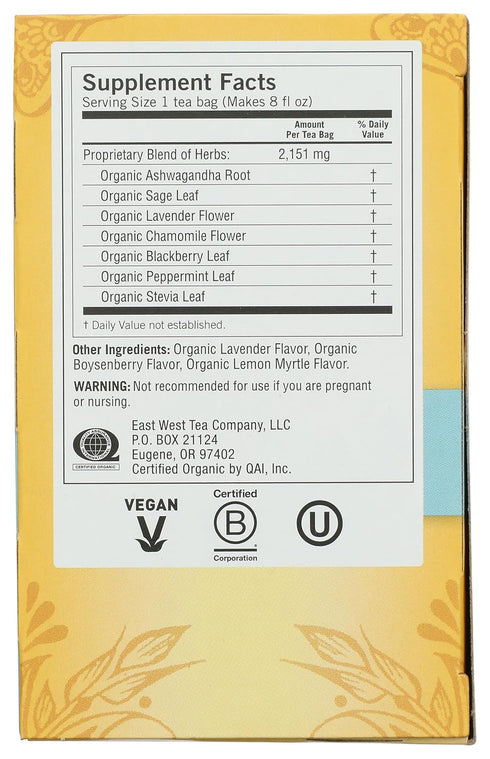 16 Count, Packaging Yogi Tea, Relaxed Mind, May Vary