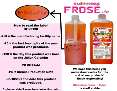 64oz Bloomers Fros & More Regular Drink Mix Bottle - No GMO's, Gluten Free, Vegan, & Kosher