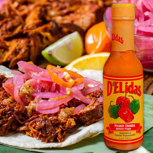 D'ELidas Habanero Hot Sauce, 5 Fl Oz, Pack of 3, Natural Habanero Pepper Hot Sauce