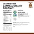 2 6 Packets (12 Packets (8 oz Qi'a Superfood Organic Hot Oatmeal - Creamy Coconut - Boxes with Each Box Total) each)
