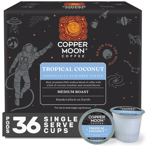Copper Moon Single Serve Coffee Pods for Keurig K-Cup Brewers, Medium Roast,