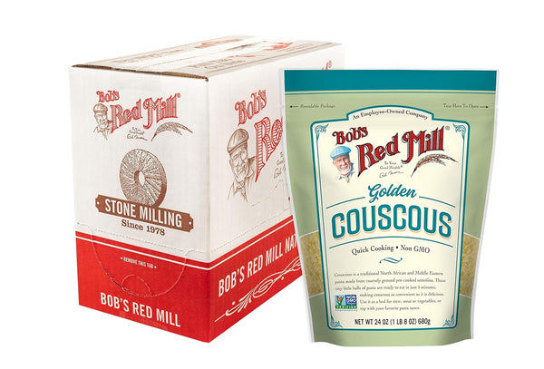 Bob's Red Mill Golden Couscous, 24oz (Pack of 4) - Non GMO,