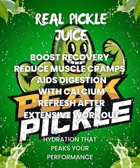 1 Peak Pickle Dill Pickle Juice - Gallon Sports Drink For Leg Cramps- Pickle Juice Gallon for Muscle Cramp Relief
