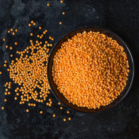 8 Food to Live Organic Red Split Lentils, Ounces Non-GMO Masoor Dal, Dried, Vegan, Kosher, Bulk, No Soaking Required