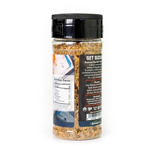 Redmond Real Sea Salt, Natural Unrefined Gluten Free Wasatch Steak Shaker