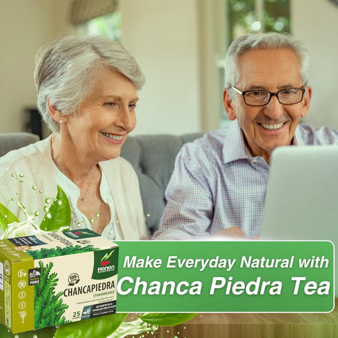Hanan Chanca Piedra Tea, 50 Teabags of Wild-Grown Stone Breaker Tea Leaves from Peru