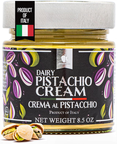 Gourmanity Dairy Pistachio Cream Spread, Perfect for Dubai Chocolate Bar, Luxury Pistachio