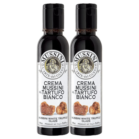 Mussini Crema, Tartufo Balsamic Glaze with Truffle, 5.07-Ounce Bottles (Pack of 2)