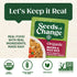 8.5 oz (Pack 12) SEEDS OF CHANGE Certified Organic Brown and Wild Rice with Tomato & Roasted Garlic, Organic Food