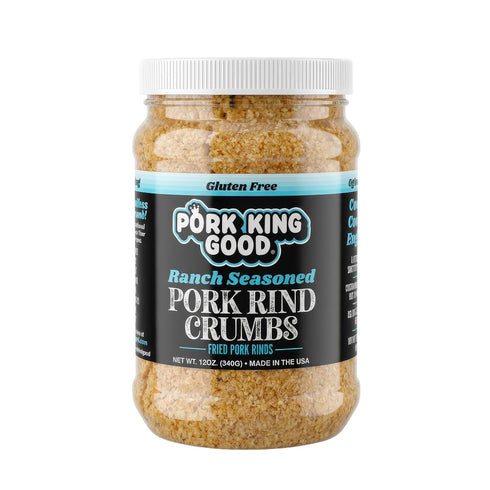 Pork King Good Low Carb Keto Diet Ranch Pork Rind Breadcrumbs! Perfect