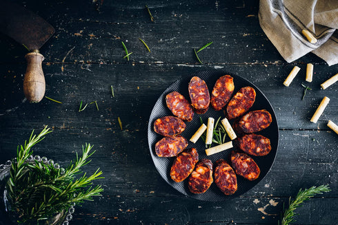 100% Pure Iberico de Bellota Acorn Fed Chorizo, 6 oz, Nitrates & Nitrites Free