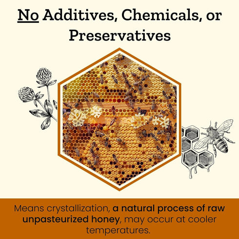 Altay Meadows 100% 908g 35.2oz Altay Raw Buckwheat Honey - Pure, Unfiltered, Unpasteurized, Ethically Sourced - Glass