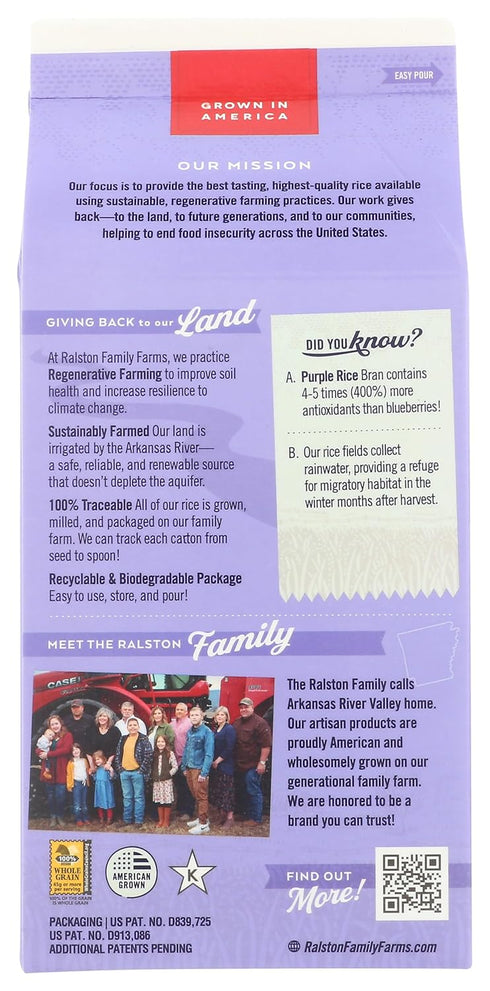 3 Pack Ralston Family Farms Purple Rice
