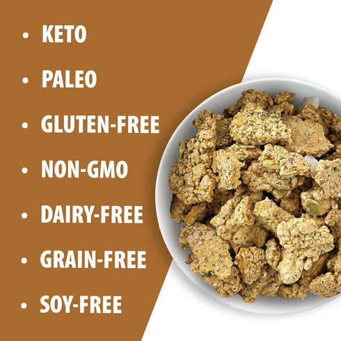12g 3 15 Julian Bakery ProGranola | Espresso | Protein | Paleo | Net Carbs | Gluten-Free | Grain-Free | Servings