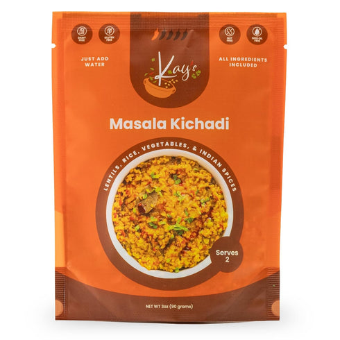 Kays Curries Masala Kichadi Meal Kit with Premium Rice and Lentils, Authentic