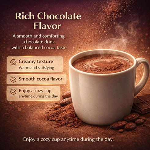 17.6oz/500g (1) Bone Broth Hot Cocoa, Grass-Fed Beef Bone Broth & Collagen Blend with Cocoa Powder