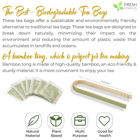 Premium 75 Lemon Ginger Tea Bags: 100% Natural Ingredients, Eco-conscious Herbal Tea, No Sugar, No Caffeine