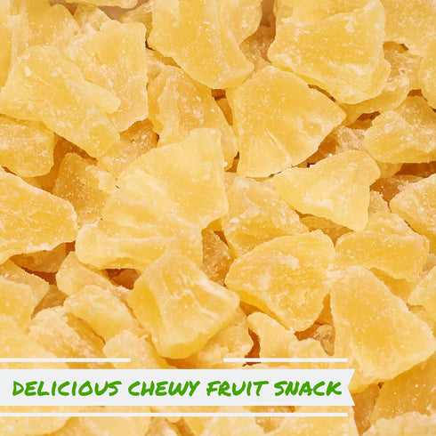 5 Lbs Delicious Dried Pineapple Chunks by It's Delish - Bulk Bag | Lightly Sweetened Candied Fruit, Low Sugar, Vegan