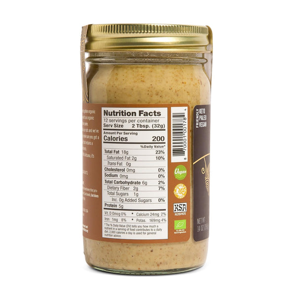 (2-Pack), 14oz Whole30 Artisana Organics Raw Walnut Butter with Cashews Jars | No Sugar Added, Compatible | Vegan +