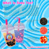 Premium WATERMELON Boba/Bubble Tea Drink Mix Powder by Buddha Bubbles Boba, 10 Ounce