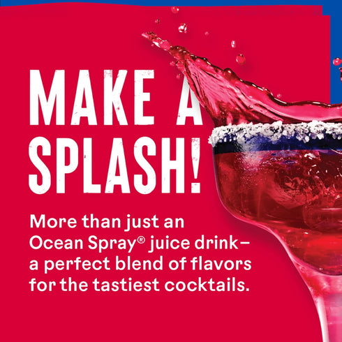 32 Oz (Pack 2) Ocean Spray Strawberry Margarita Cocktail Mixer, Drink Mixer Made with Real Fruit Juice, Fl Bottle