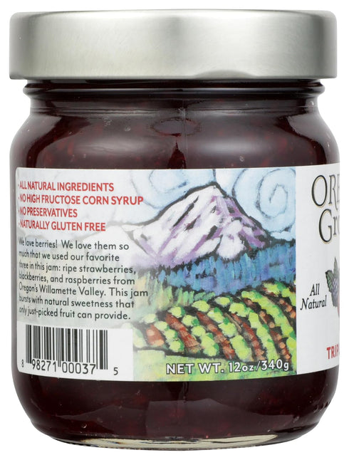 Oregon Growers & Shippers 12 oz Oregon Growers All Natural Fruit Spread, Triple Berry