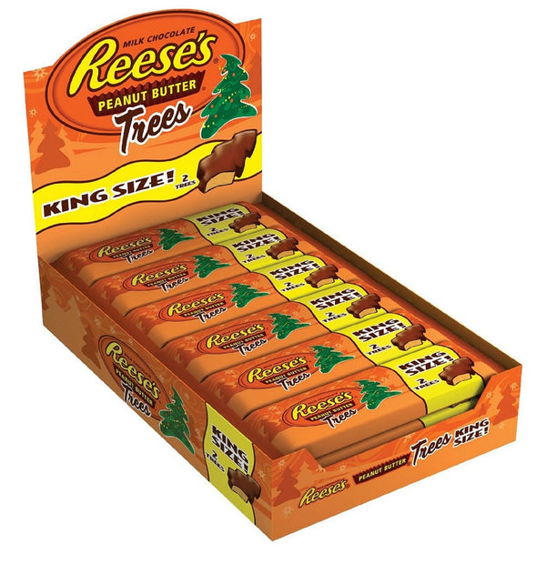 REESE'S Peanut Butter Holiday Trees, Milk Chocolate Covered Peanut Butter Tree Shaped