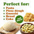 8 Food to Live Organic Italian Semolina Flour, Pounds - Premium Durum Wheat, Perfect for Pasta and Pizza Dough, Ideal