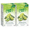 True Lime , Unsweetened Crystallized Lime (Pack of 2 Boxes, Total 64 Individual Packets)
