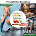 WJDDMGO 4.23oz (120g) Freeze Dried Fruit Mixed Snacks - Crunchy Tropical Dehydrated Fruit Mix with Strawberries Apple