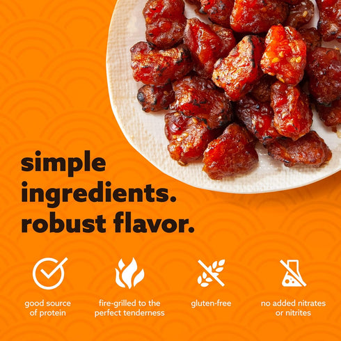 Pack (15 Pack) 8 7 8g Golden Island Korean BBQ Variety - Pork Snack Bites and Pork Jerky - Korean Barbecue Protein
