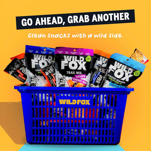 10 (Pack 3) Wild Fox Trail Mix Healthy Plant-Based Snack Made With Pure Avocado Oil And No Refined Sugar Or Seed Oils