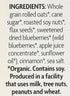 11.2 Nature's Path Organic Optimum Power Flax Cereal Blueberry Cinnamon, Ounce
