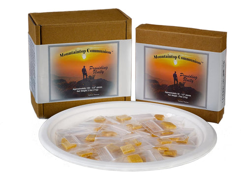 Mountaintop Communion Communion (150 Count) Individually Wrapped Gluten-Free Bread