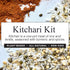3 Jain Family Foods Mung Rice Khichdi Kitchari Kit | Authentic Indian Meal Kit with Spiced Yellow Lentils | Plant