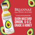 12 oz. BRIANNAS - Home Style Dijon Honey Mustard Dressing - Fine Salad Dressing made with Premium Ingredients - Gluten