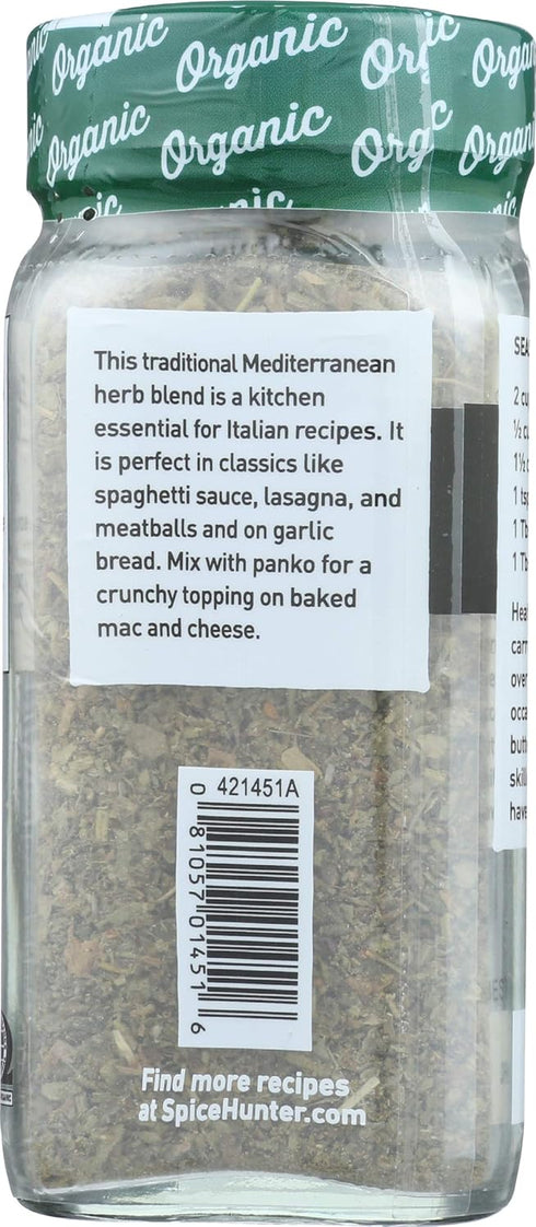 Spice Hunter seasoning Italian Organic, 0.4 oz