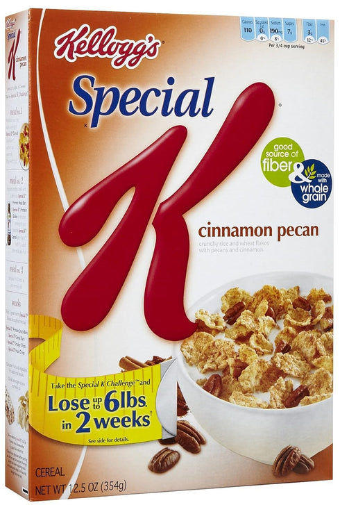Special K Breakfast Cereal Cinnamon and Pecan, 11.8 oz