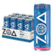 ZOA Sugar Free Energy Drink with Electrolytes, Blue Raspberry Shave Ice, Vitamin