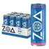 ZOA Sugar Free Energy Drink with Electrolytes, Blue Raspberry Shave Ice, Vitamin