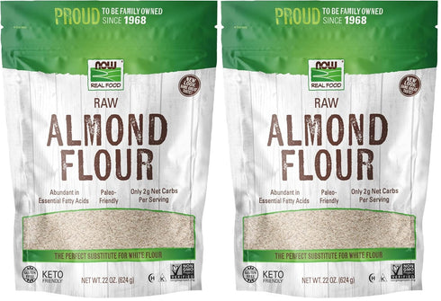 NOW Foods, Almond Flour with Essential Fatty Acids, 5 g Carbs per
